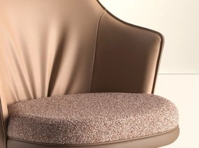 Scaun de bar pivotant cu inaltime reglabila Stool maro