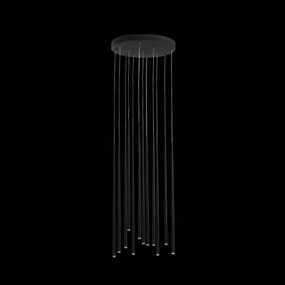 Lustra LED design modern minimalist 45cm Louise 12 black ZZ AZ3419