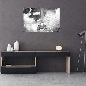 Tablou - Carte poștală de epocă a orașului N⁰3 (90x60 cm)
