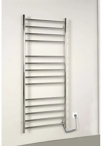 Sapho - Uscător electric pentru prosoape REDONDO, 130 W/230 V, 63 x 116 cm, crom lucios