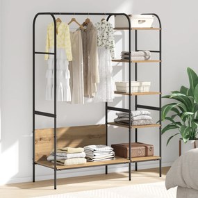 vidaXL Suport pentru Hârtie Bej 120 x 44 x 160 cm Lemn compozit