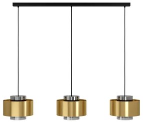 Lustră pe cablu Eglo 390067 DUGLIA 3xE27/40W/230V auriu