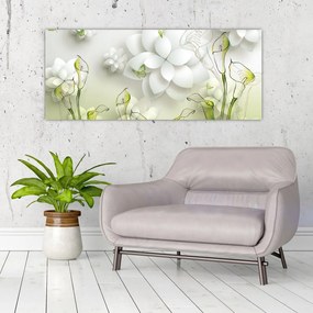 Tablou cu flori (120x50 cm)