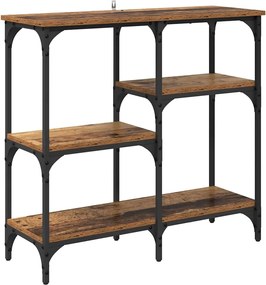 vidaXL Masă de consolă Lemn Vechi 80 x 29 x 75 cm Lemn compozit