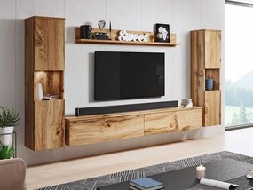 Mobilier living Nova XL (Stejar wotan) (Iluminat LED alb). 1060058