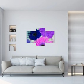 Tablou cu flori colorate (90x60 cm)