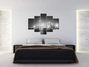 Tablou cu zgârăie nori moderene (150x105 cm)
