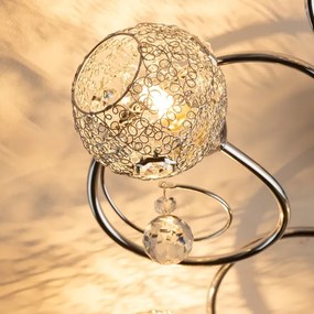 Eglo 32103 - Lustră aplicată LED VELAGO, 5xG9/33W/230V, crom lucios