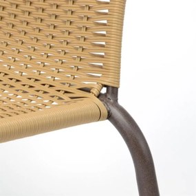 Scaun bistro de grădină - pliabil, bej