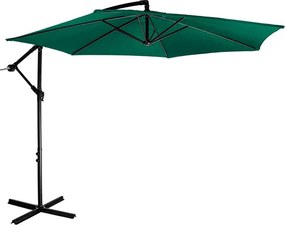 STILISTA Umbrelă cu copertă Ø 3 m, verde
