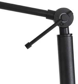 Lampa de podea moderna neagra ajustabila - Editor