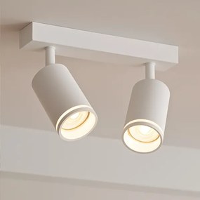 Spot PIPE 2xGU10/10W/230V, alb