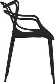 OFERTA Scaun din plastic negru KATO calitatea a II-a