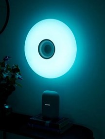 Plafoniera cu LED RGB, difuzor Bluetooth si protectie IP54 Djay Smart Colour