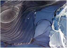 Tablou - Cerneală marmorată (70x50 cm)