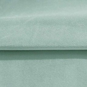 Set draperii din catifea cu rejansa din bumbac tip fagure, Madison, densitate 700 g/ml, Sage Green, 2 buc