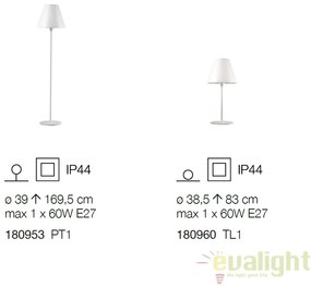 Lampa de podea exterior IP44 ITACA PT1 180953
