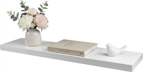 OFERTA Polita de perete SHELORA 120x23,5 cm, alba II. calitate
