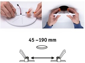 Paulmann 92392 - LED/17,5W IP44 Lampă încastrată baie VARIFIT 230V