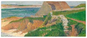 Tablou - Henri Moret, The Island of Raguenez, Brittany, reproducere (120x50 cm)