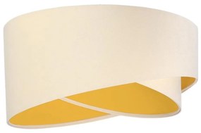 Abajur universal GALAXY E27 d. 45 cm crem/auriu