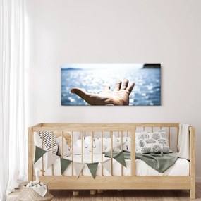 Tabloul cu palma deschisă (120x50 cm)