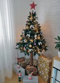 Brad de Crăciun pe trunchi natural Molid PE 180 cm Royal