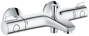 Pachet baterii baie cada,termostat Grohe Grohtherm 800 set dus +baterie lavoar Eurosmart marimea S(33265002,34567000,27853001)