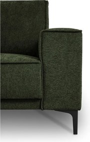 Colțar verde cu tapițerie din chenille (cu colț pe partea stângă/în formă de ”L”) Copenhagen – Scandic