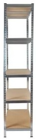 ShopJK RAFT METALIC ZINCAT FĂRĂ ȘRUBURI 220x100x45 CM , CAPACITATE DE ÎNCĂRCARE 875 kg