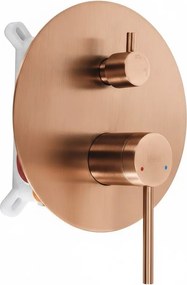 Set de dus incastrat Rea Foss Clif Brush Copper + BOX