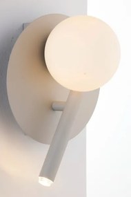 Lampă de perete cu spot HOTEL MOOD 1xG9/12W/230V + 1xG9/3W gri