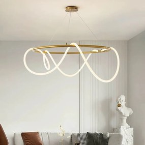Lustra led , Neo Gold 80 cm, 70w