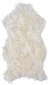 Covor decorativ din blana artificiala Fur White 50x90 cm