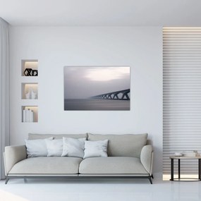 Tablou - Podul în ceață (90x60 cm)