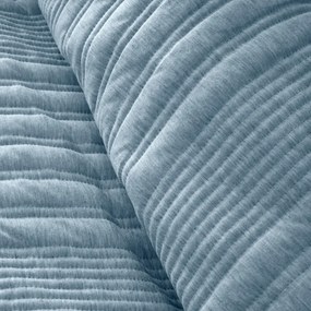 Lenjerie de pat albastră pentru pat dublu 200x200 cm Tamba Stripe – Pineapple Elephant