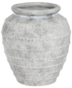 Vaza Pearl din teracota gri 54x60 cm
