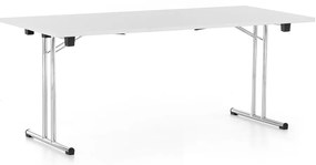 Masa plianta 180 x 80 cm, gri deschis