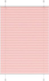 vidaXL Jaluzea plisată roz 85x100cm Lățime țesătură 84,4 cm poliester