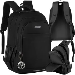 Rucsac negru din material durabil - dimensiuni multiple Objem 22 L
