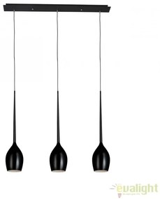 Lustra moderna Izza 3 BLACK