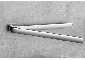 GEDY PI2313 Pirenei suport dublu rotativ pentruprosoape, 35 cm, argintiu