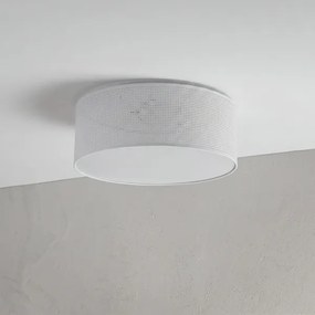 Plafonieră SIRJA PLISADO 2 x E27/15W/230V, Ø 35 cm, albă