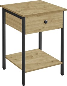 Masuta de cafea cu sertar TAYLOR ARTISAN 40x40 cm