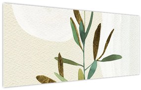 Tablou - Acuarelă ramură N⁰2 (120x50 cm)