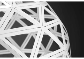 Lustră pe cablu FROZEN 1xE27/60W/230V alb