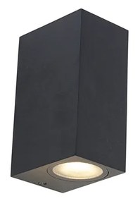 Lampă de perete modernă negru IP44 - Baleno II