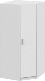 Dulap INVITA Tip 3, alb, PAL melaminat, cu o usa, 91x91x200 cm