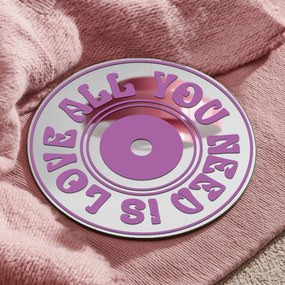 Autocolant pentru oglindă S42 – CD- All you need is love