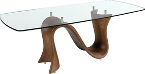 Masa dining design LUX Walnut 220x100cm